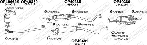 Veneporte 400749 - Échappement droxauto.com