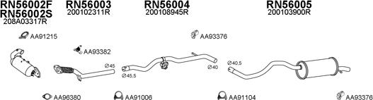 Veneporte 550654 - Échappement droxauto.com