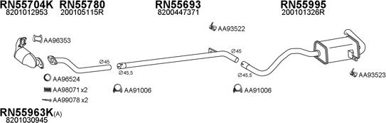 Veneporte 550604 - Échappement droxauto.com