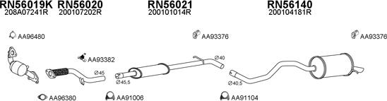 Veneporte 550770 - Échappement droxauto.com