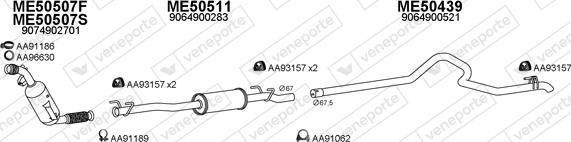 Veneporte 500412 - Échappement droxauto.com