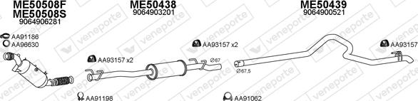 Veneporte 500431 - Échappement droxauto.com