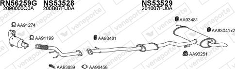 Veneporte 530335 - Échappement droxauto.com