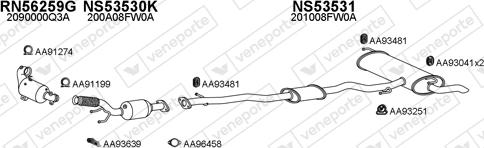 Veneporte 530336 - Échappement droxauto.com