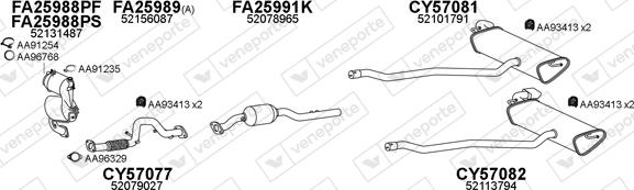Veneporte 570522 - Échappement droxauto.com