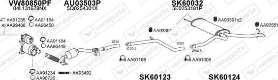 Veneporte 600240 - Échappement droxauto.com