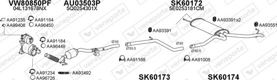 Veneporte 600241 - Échappement droxauto.com