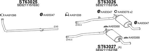 Veneporte 630054 - Échappement droxauto.com