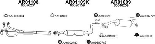 Veneporte 010068 - Échappement droxauto.com
