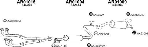 Veneporte 010004 - Échappement droxauto.com