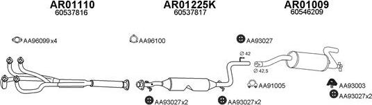 Veneporte 010006 - Échappement droxauto.com
