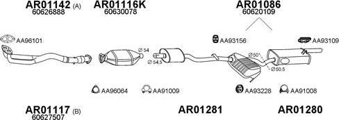 Veneporte 010016 - Échappement droxauto.com