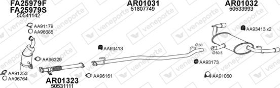 Veneporte 010145 - Échappement droxauto.com