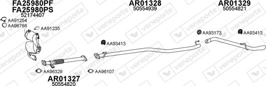 Veneporte 010146 - Échappement droxauto.com