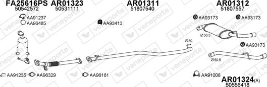 Veneporte 010141 - Échappement droxauto.com
