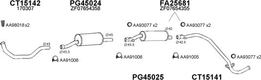 Veneporte 150229 - Échappement droxauto.com