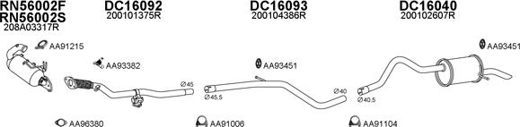 Veneporte 160046 - Échappement droxauto.com