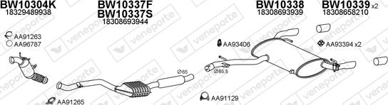 Veneporte 100171 - Échappement droxauto.com