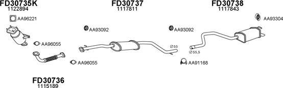 Veneporte 300119 - Échappement droxauto.com