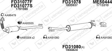 Veneporte 300704 - Échappement droxauto.com