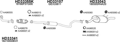 Veneporte 330007 - Échappement droxauto.com