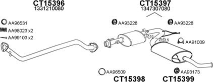 Veneporte 250403 - Échappement droxauto.com