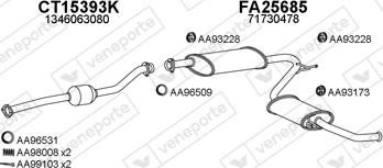 Veneporte 250595 - Échappement droxauto.com