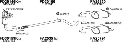 Veneporte 250540 - Échappement droxauto.com