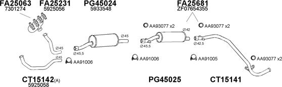Veneporte 250382 - Échappement droxauto.com