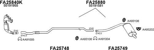 Veneporte 250229 - Échappement droxauto.com