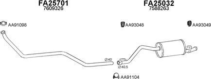 Veneporte 250275 - Échappement droxauto.com