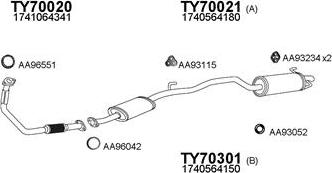 Veneporte 700122 - Échappement droxauto.com