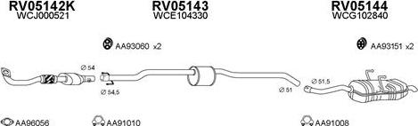 Veneporte 730006 - Échappement droxauto.com