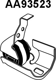 Veneporte AA93523 - Support, silencieux droxauto.com