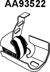 Veneporte AA93522 - Support, silencieux droxauto.com