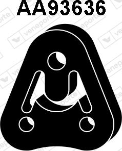 Veneporte AA93636 - Support, silencieux droxauto.com