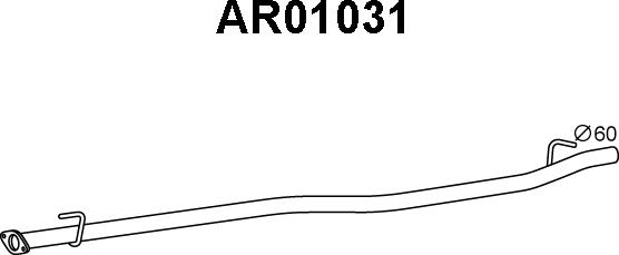Veneporte AR01031 - Tuyau d'échappement droxauto.com