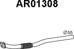 Veneporte AR01308 - Tuyau d'échappement droxauto.com