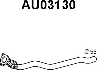 Veneporte AU03130 - Tuyau d'échappement droxauto.com