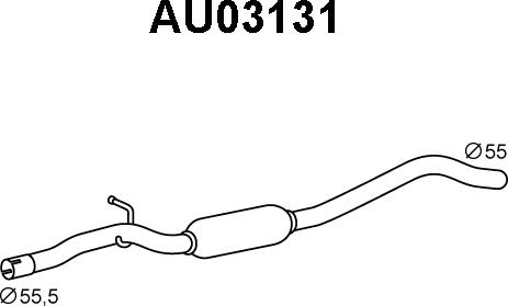 Veneporte AU03131 - Silencieux avant droxauto.com