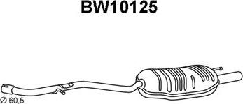 Veneporte BW10125 - Silencieux arrière droxauto.com