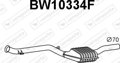 Veneporte BW10334F - Filtre à particules / à suie, échappement droxauto.com