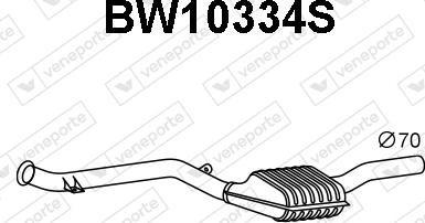 Veneporte BW10334S - Filtre à particules / à suie, échappement droxauto.com