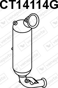 Veneporte CT14114G - Filtre à particules / à suie, échappement droxauto.com