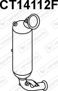 Veneporte CT14112F - Filtre à particules / à suie, échappement droxauto.com