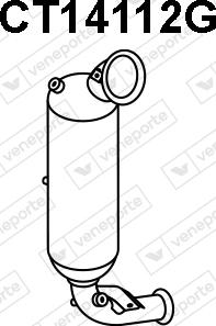 Veneporte CT14112G - Filtre à particules / à suie, échappement droxauto.com