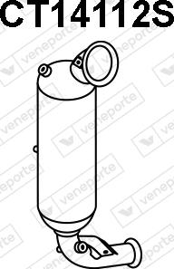 Veneporte CT14112S - Filtre à particules / à suie, échappement droxauto.com