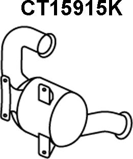 Veneporte CT15915K - Catalyseur droxauto.com