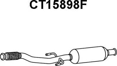 Veneporte CT15898F - Filtre à particules / à suie, échappement droxauto.com