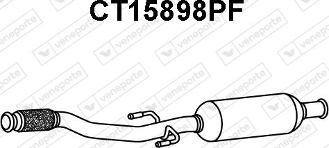 Veneporte CT15898PF - Catalyseur SCR droxauto.com